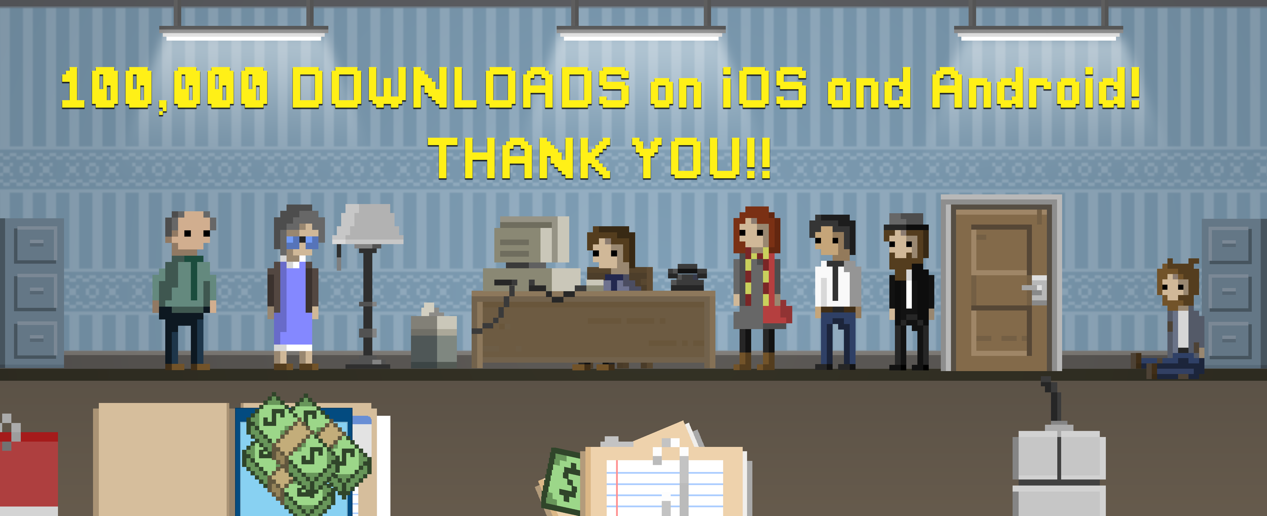 100,000 downloads milestone